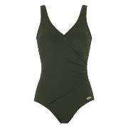 Damella Julia Chlorine Resistant Swimsuit Mørkgrørnn  polyamid 38 Dame