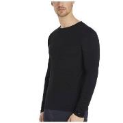 Tommy Hilfiger 3P Premium Essentials Long Sleeve Svart/Grå bomull Smal...