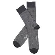 Topeco Strømper Men Sock Mercerized Cotton Dots Mørkgrå  Str 41/45 Her...
