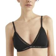 Tommy Hilfiger BH Lace Unlined Triangle Bra Svart X-Small Dame