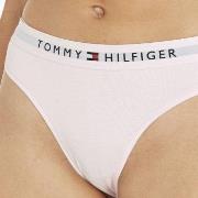 Tommy Hilfiger Truser Thongs Lysrosa økologisk bomull Large Dame