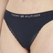 Tommy Hilfiger Truser Tonal Logo Lace Briefs Marine Small Dame