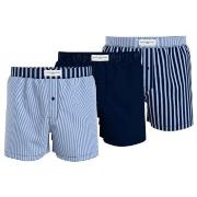 Tommy Hilfiger Woven Boxer Print Marine/Blå bomull XX-Large Herre