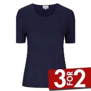 Damella Bamboo  31302 T-Shirt Marine Bambus Medium Dame