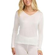 Damella Silk Long Sleeve Elfenben silke XX-Large Dame