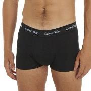 Calvin Klein 5P Cotton Stretch Solid Low Rise Trunks Svart bomull X-Sm...