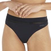 Calvin Klein Truser Infinite Flex Thong Svart Large Dame