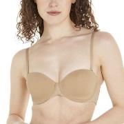 Calvin Klein BH Strapless Lined Bra Beige C 70 Dame