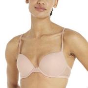 Calvin Klein BH Sheer Marquisette Push Up Bra Lysrosa B 75 Dame