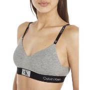 Calvin Klein BH CK96 String Bralette Lysgrå bomull X-Small Dame