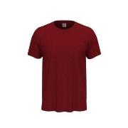 Stedman Classic Men T-shirt Vinrød  bomull Medium Herre