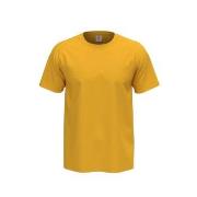 Stedman 4P Comfort Men T-shirt Sennepsgul bomull Medium Herre