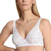 Calida BH Natural Comfort Lace Soft Bra Hvit polyamid A 70 Dame