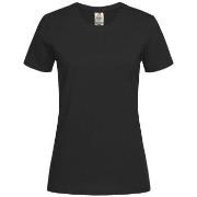 Stedman Classic T Organic Women Crew Neck Svart økologisk bomull Small...