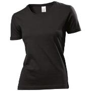 Stedman Classic Women T-shirt Svart bomull 3XL Dame