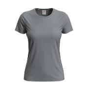 Stedman 4P Classic Women T-shirt Grå bomull Medium Dame