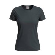 Stedman 4P Classic Women T-shirt Antracit bomull Medium Dame