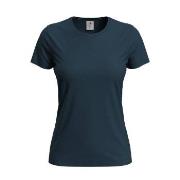 Stedman Classic Women T-shirt Midnattsblå bomull Small Dame