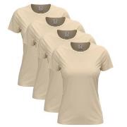 Stedman Classic Women T-shirt Beige bomull Small Dame