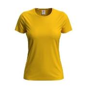 Stedman Classic Women T-shirt Sennepsgul bomull Medium Dame