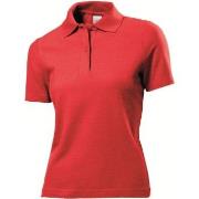 Stedman Polo Women Rød bomull X-Small Dame