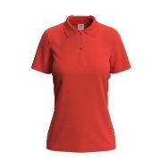 Stedman Polo Women Oransje/Rød bomull X-Large Dame