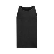 Stedman Tank Top For Men Svart bomull Medium Herre