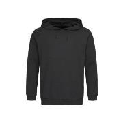 Stedman Hooded Sweatshirt Unisex Svart bomull Large