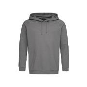 Stedman Hooded Sweatshirt Unisex Grå bomull Large