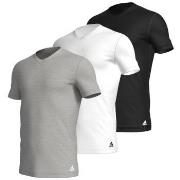 adidas 3P Active Flex Cotton V-Neck T-Shirt Mixed bomull Small Herre