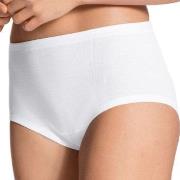 Calida Truser 2P Iconics Midi Brief Hvit bomull 40 Dame