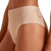 Calida Truser Natural Skin Lace Midi Brief Beige XX-Small Dame