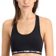 Puma BH Iconic Racer Back Bra Svart X-Large Dame