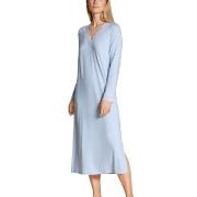 Calida Elegant Dreams Long Nightdress Lysblå modal Large Dame