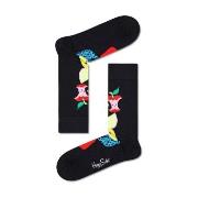 Happy socks Strømper 3P Fruit Stack Sock Svart mønstret bomull Str 41/...