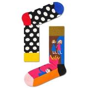 Happy socks Strømper 2P Rock Your Socks Friend Sock Svart mønstret bom...