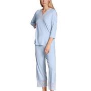 Calida Elegant Dreams Medium Short Pyjama Lysblå modal Small Dame