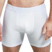 Bread and Boxers Brief Boxer Long Leg 3P Hvit økologisk bomull Large H...