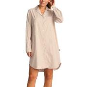 JBS of Denmark Shirt Dress Lysbrun  Medium Dame