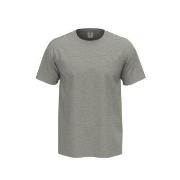 Stedman 4P Comfort Men T-shirt Lysgrå bomull Large Herre