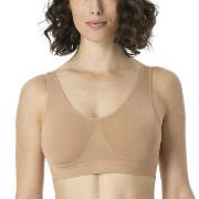 Schiesser BH Bustier Removable Pads Bra Beige polyamid 3XL Dame