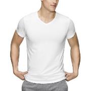 JBS of Denmark Bamboo Blend V-neck T-shirt Hvit Medium Herre