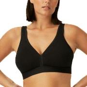 NATURANA BH Athleisure Soft Bra Svart bomull D 85 Dame