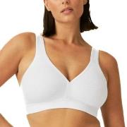 NATURANA BH Athleisure Soft Bra Hvit bomull C 105 Dame