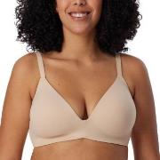 Schiesser BH Invisible Soft Bra With Underwired Bra Beige C 75 Dame