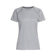 Stedman Active 140 Women Team Raglan Sølvgrå polyester Large Dame