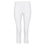 Decoy Capri Leggings Hvit økologisk bomull Small Dame