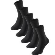 Schiesser Strømper 5P Women Socks Helsvart Str 39/42 Dame