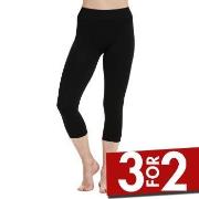 Decoy Seamless Capri Leggins Svart M/L Dame