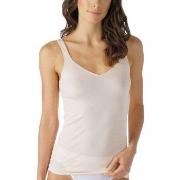 Mey Noblesse Cami-Top V-Neck Krem bomull 44 Dame